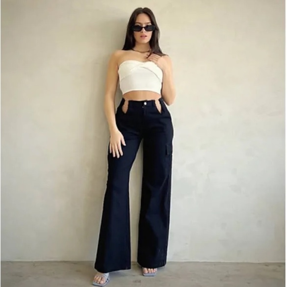 High Rise Black Jeans for Women